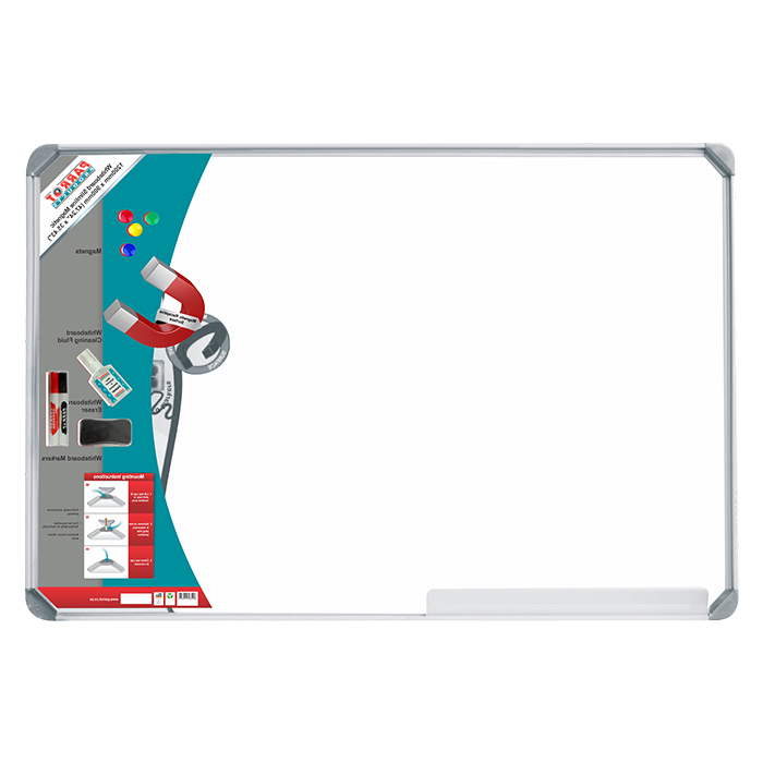 WHITEBOARD SLIMLINE MAGNETIC 1200*900MM RETAIL