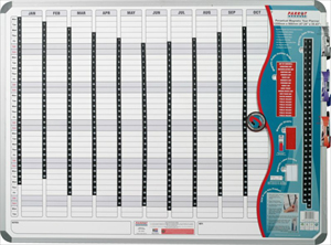 YEAR PLANNER MAGNETIC 1200*900mm